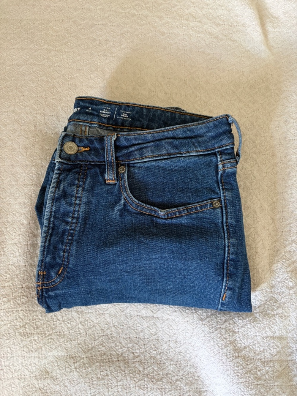 Old Navy Dark Blue Straight Jeans